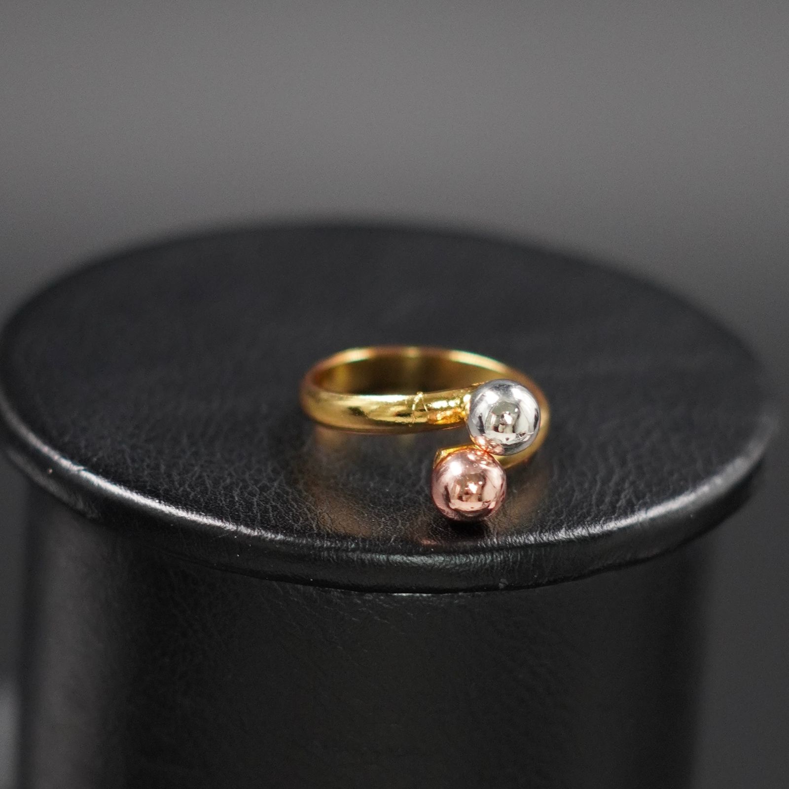 Anillo Acero tu yo Dorad Balin Rosa-plat